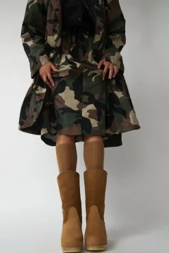 9" Pull On Shearling Clog Boot on High Heel in Copper^No.6 Store Hot