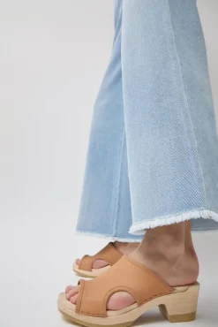 Alexis Clog on Mid Heel in Desert^No.6 Store Clearance
