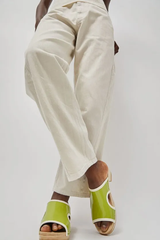 Alexis Clog on Mid Heel in Apple Patent^No.6 Store Fashion