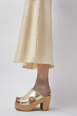 Alexis Clog on Platform in Gold^No.6 Store Fashion