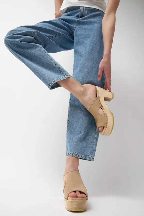 Alexis Clog on Platform in Bone^No.6 Store Clearance