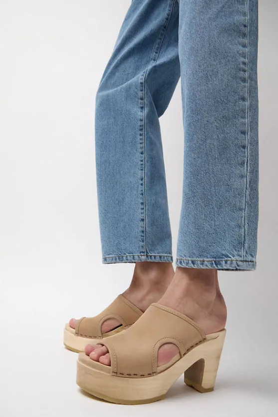 Alexis Clog on Platform in Bone^No.6 Store Clearance