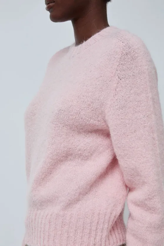 Alpaca Pullover Sweater in Baby Pink^No.6 Store Outlet