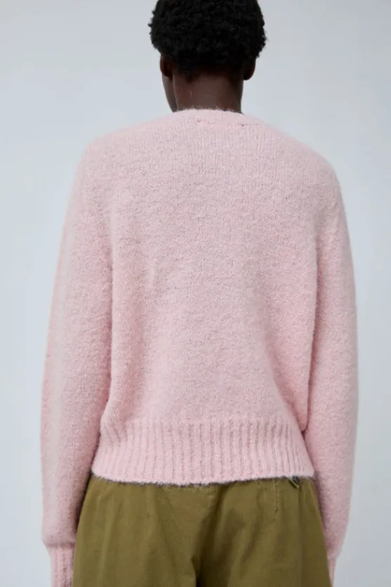 Alpaca Pullover Sweater in Baby Pink^No.6 Store Outlet
