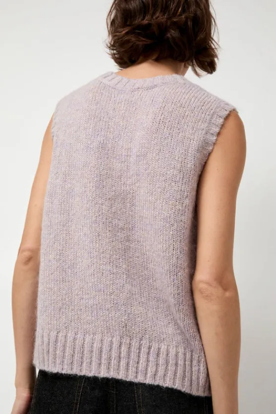 Ash Vest in Glycine^No.6 Store Hot