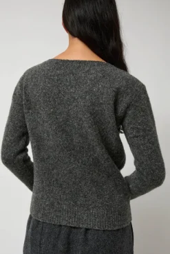 Asymmetric Pullover in Grey^No.6 Store Best