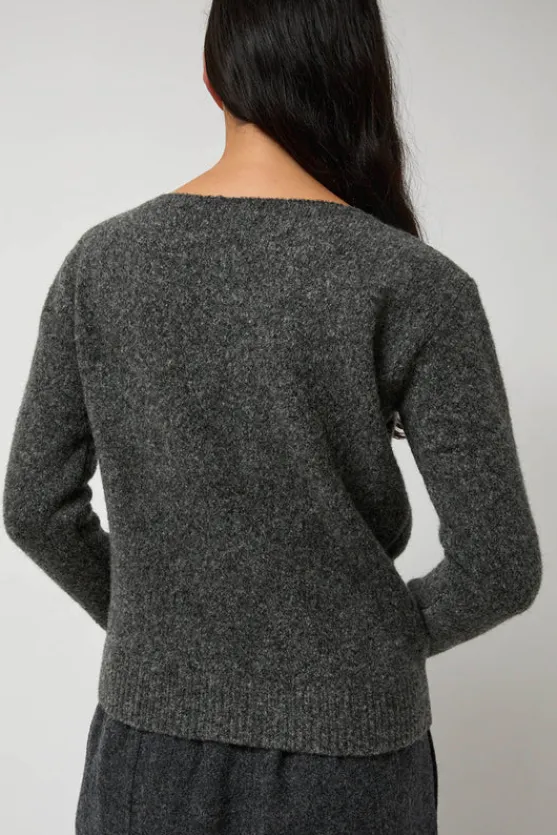 Asymmetric Pullover in Grey^No.6 Store Best