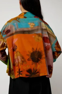 Asymmetric Top in Print G^No.6 Store Sale