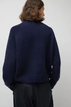 Atomic Flower Cardigan in Navy^No.6 Store New