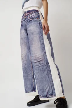 Augmented Jeans in White and Blue^No.6 Store Online
