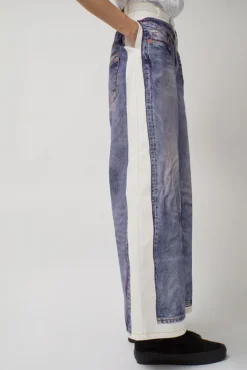 Augmented Jeans in White and Blue^No.6 Store Online