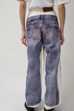 Augmented Jeans in White and Blue^No.6 Store Online