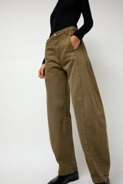 Barrel Denim Pants in Mocha^No.6 Store Fashion