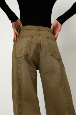 Barrel Denim Pants in Mocha^No.6 Store Fashion