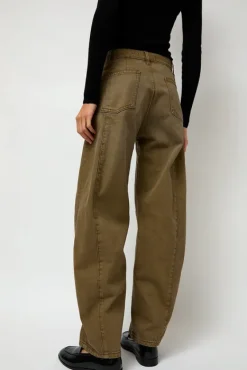 Barrel Denim Pants in Mocha^No.6 Store Fashion