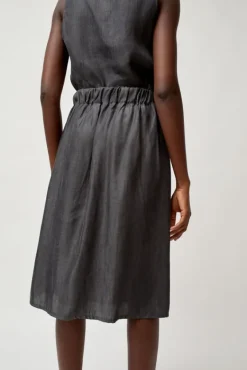 Basic Skirt in Black Tencel^No.6 Store Sale