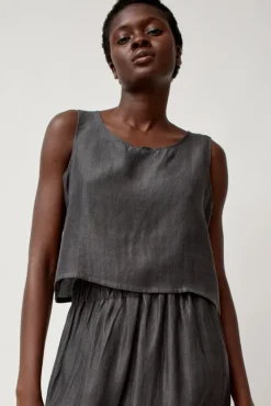 Basic Tank in Black Tencel^No.6 Store Discount