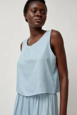 Basic Tank in Light Blue Tencel^No.6 Store Sale