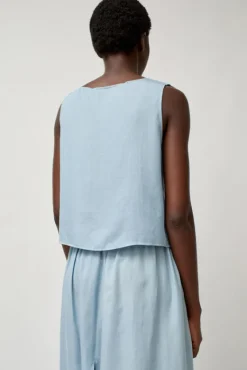 Basic Tank in Light Blue Tencel^No.6 Store Sale