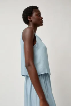 Basic Tank in Light Blue Tencel^No.6 Store Sale