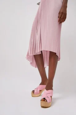 Basket Clog on Platform in Pink Patent^No.6 Store Fashion