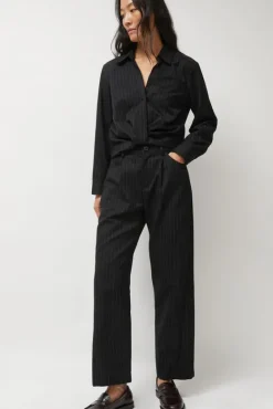 Baxter Pant in Midnight Stripe^No.6 Store Online