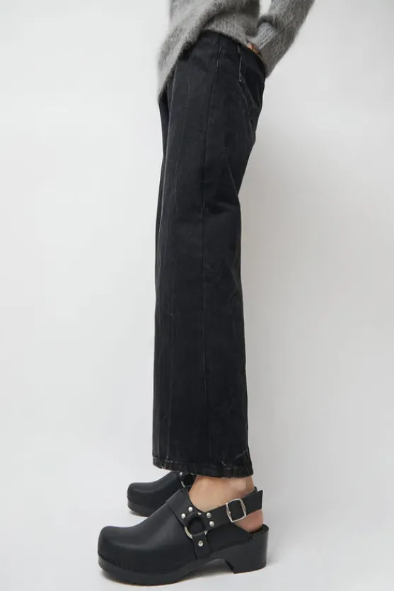 Brando Clog on Vintage Base in Black on Black Base^No.6 Store Fashion