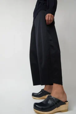 Bridget Clog on Mid Wedge in Navy Patent^No.6 Store Clearance