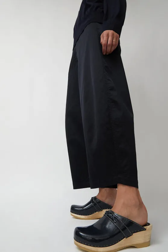 Bridget Clog on Mid Wedge in Navy Patent^No.6 Store Clearance