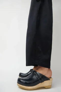 Bridget Clog on Mid Wedge in Navy Patent^No.6 Store Clearance