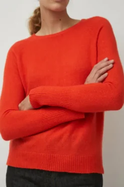 Brighton Pullover in Coral^No.6 Store Outlet
