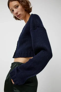 Bruna Cardigan in Navy^No.6 Store Hot