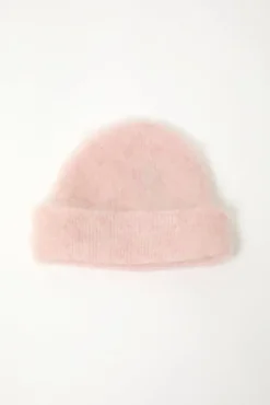 Brushed Mohair Beanie in Blush^No.6 Store Outlet