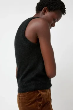 Carol U-Neck Vest in Black^No.6 Store Sale