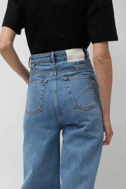 Carrot Leg Trousers in Classic Denim Blue^No.6 Store Best