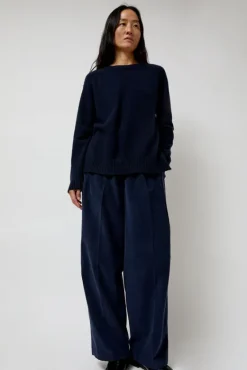 Cashmere Blend Crewneck Knit in Navy^No.6 Store Online