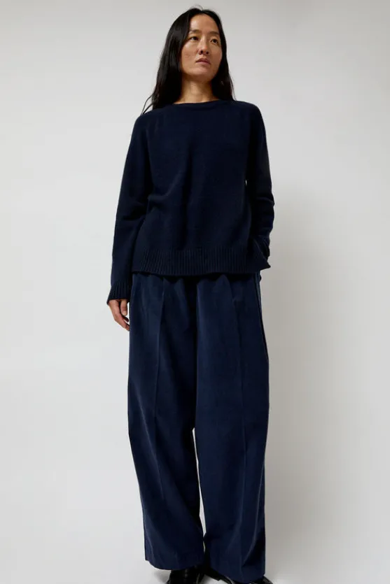 Cashmere Blend Crewneck Knit in Navy^No.6 Store Online