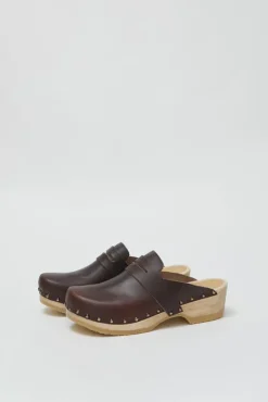 Charlotte Studded Clog on Low Base in Oxblood^No.6 Store Sale