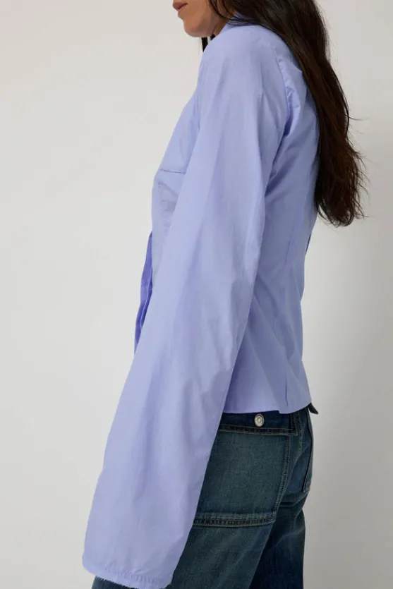 Cila Fitted Shirt in Blue^No.6 Store Online