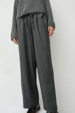 Classic Striped Pants in Grey^No.6 Store Online
