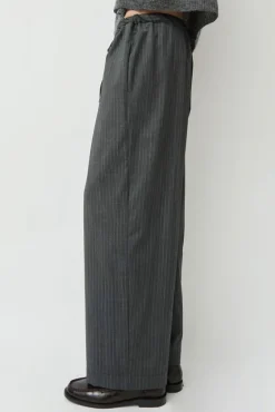 Classic Striped Pants in Grey^No.6 Store Online