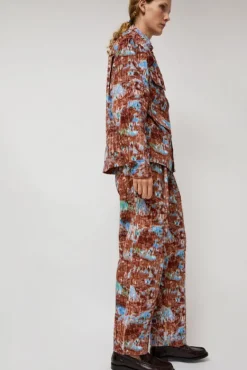Claus Pants in Brown Hay Field^No.6 Store Online