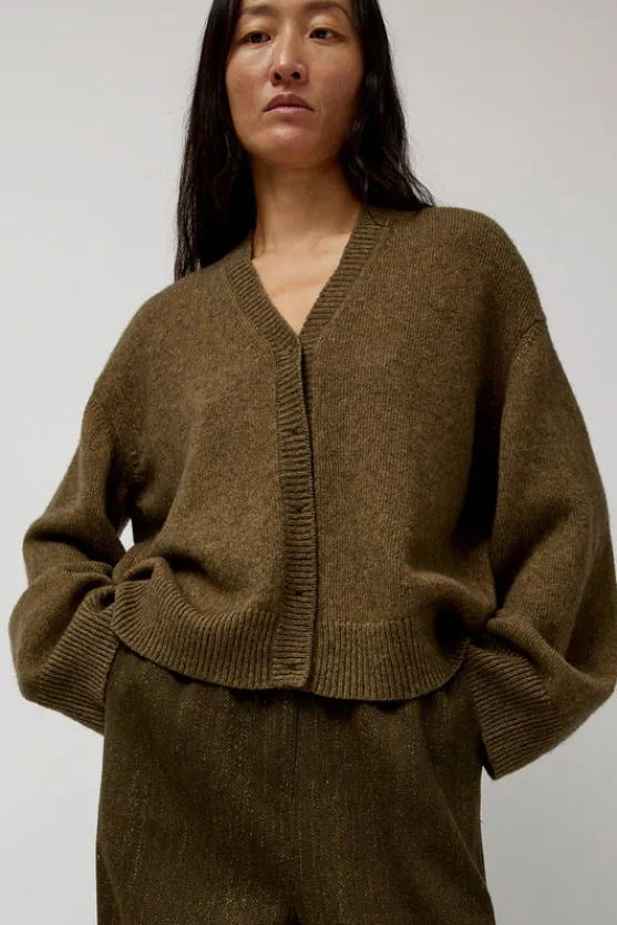 Climbing Flax Cardigan in Olive^No.6 Store Discount