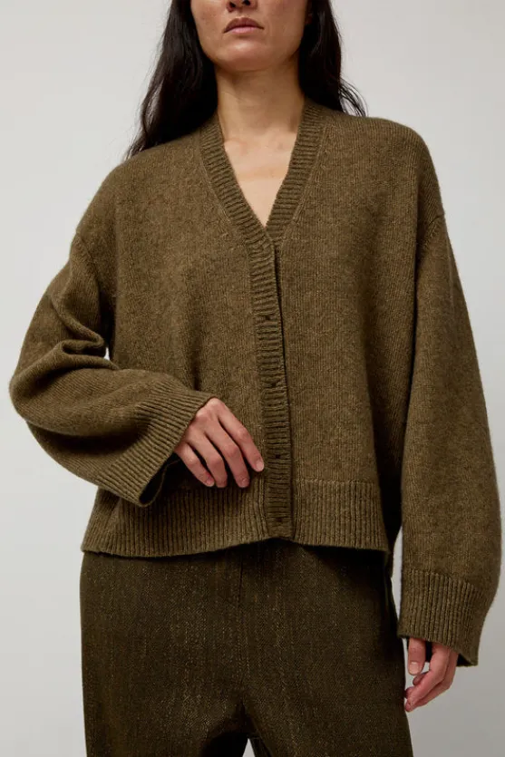 Climbing Flax Cardigan in Olive^No.6 Store Discount