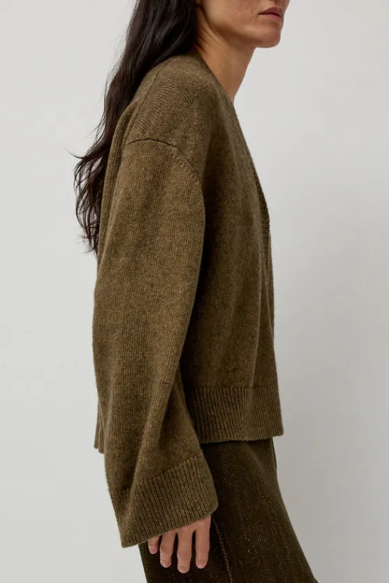 Climbing Flax Cardigan in Olive^No.6 Store Discount
