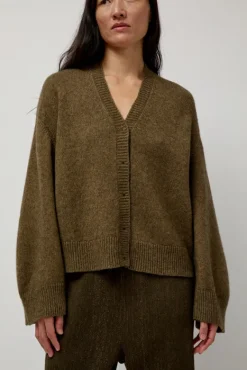 Climbing Flax Cardigan in Olive^No.6 Store Discount