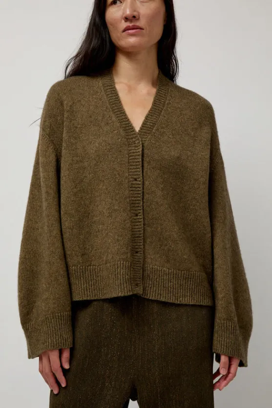 Climbing Flax Cardigan in Olive^No.6 Store Discount