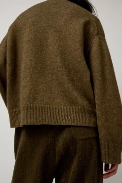 Climbing Flax Cardigan in Olive^No.6 Store Discount