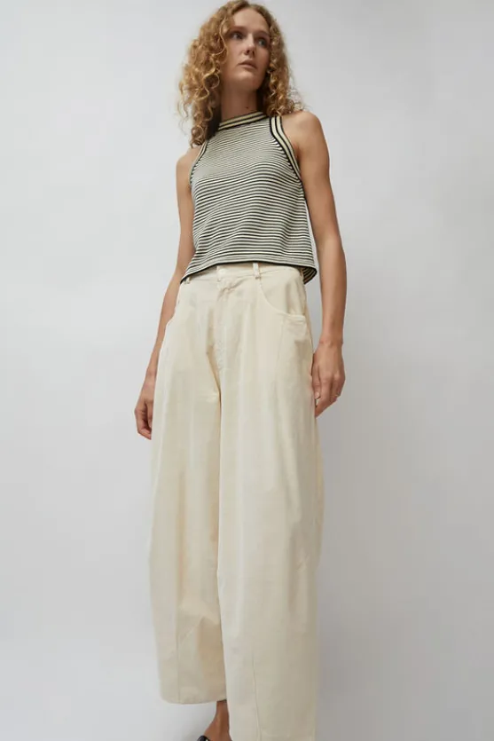 Cotton Striped Tank Top in Stripe^No.6 Store New