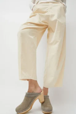 Dakota Shearling Clog on High Heel in Mist^No.6 Store Clearance